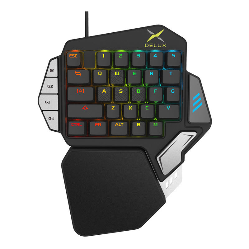 T9X One Handed GGaming Keyboard from Delux