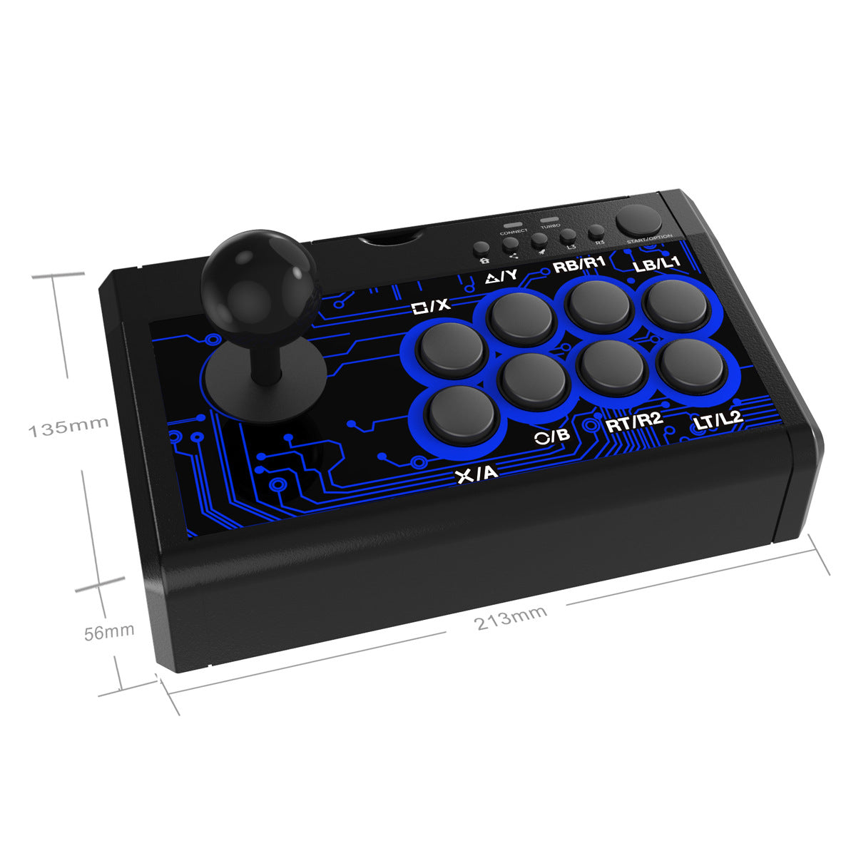 Fight Stick Controller - Arcade Fight Stick - USB Wired-