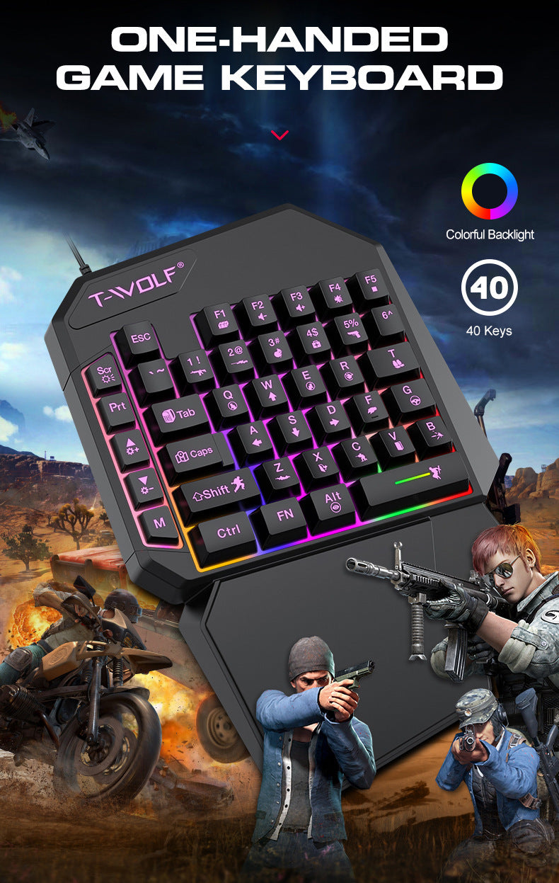 TF900 Left Handed GGaming Keyboard from T Wolf