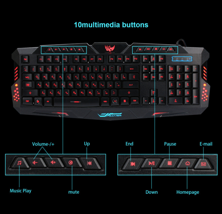 GGaming Keyboard and Mouse - J10 Gamer-