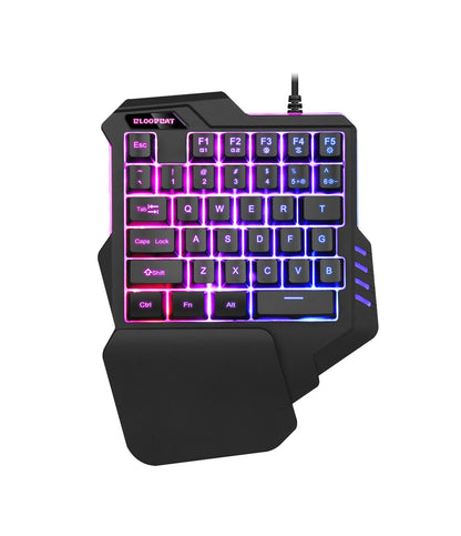 Single Hand Gaming Keyboard by BloodBat G92 Plus