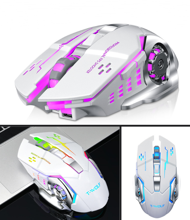 GGaming Mouse by T Wolf - T Wolf Q13 - Wireless Gaming Mouse - Ambidextrous-