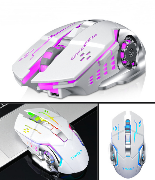 GGaming Mouse by T Wolf - T Wolf Q13 - Wireless Gaming Mouse - Ambidextrous-