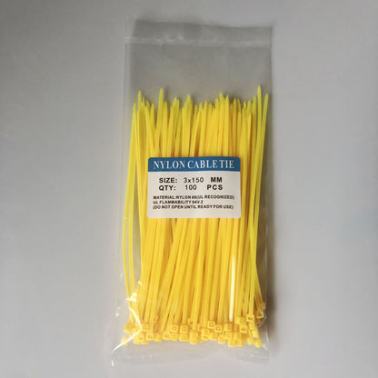 Nylon Cable Tie - 100 pcs 3x150mm-