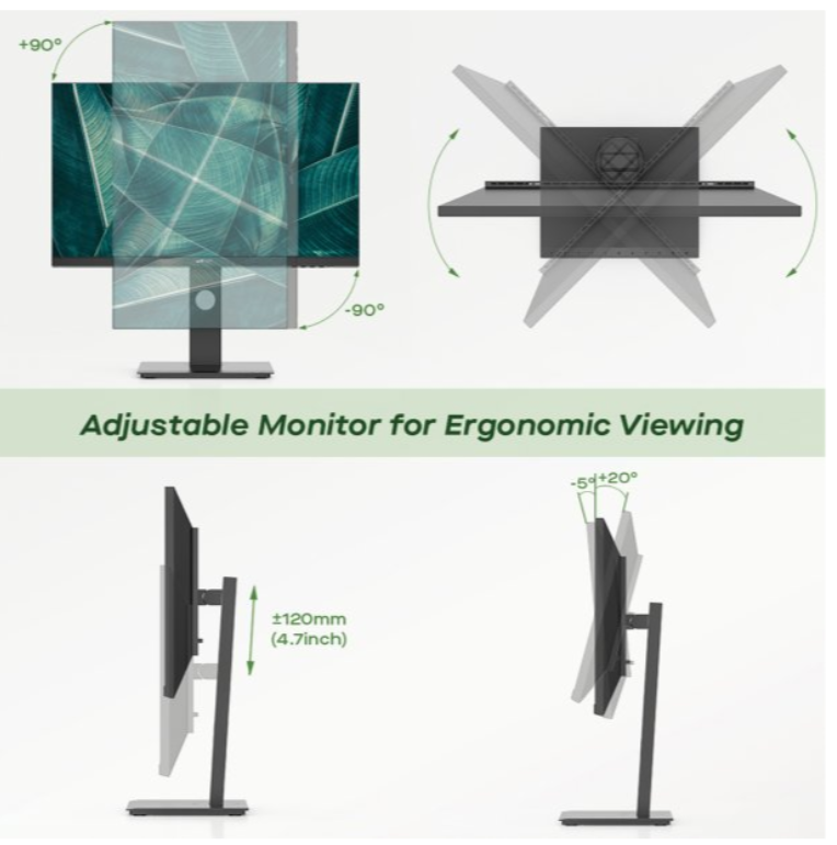 MP 23.8 inch Computer Display Monitor - 1080p FHD LCD-