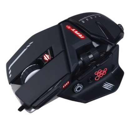 GGaming Mouse by Mad Catz R.A.T. 6+, Gaming Mouse, Wired, Optical-