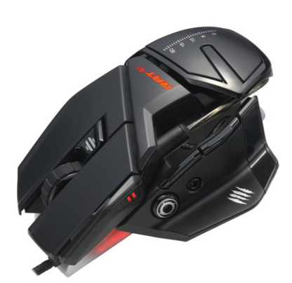 GGaming Mouse by Mad Catz R.A.T. 4+, Gaming Mouse, Wired, Optical-