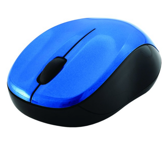 Wireless Mouse - Silent 2.4GHz (Blue/Black)-