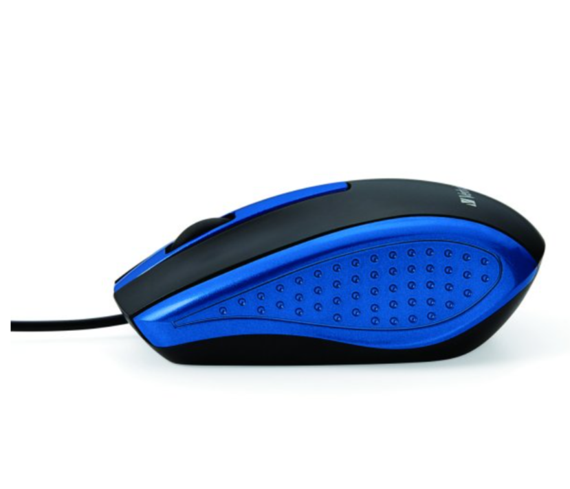 Computer Mouse - Wired - Optical - Blue-