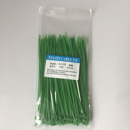 Nylon Cable Tie - 100 pcs 3x150mm-